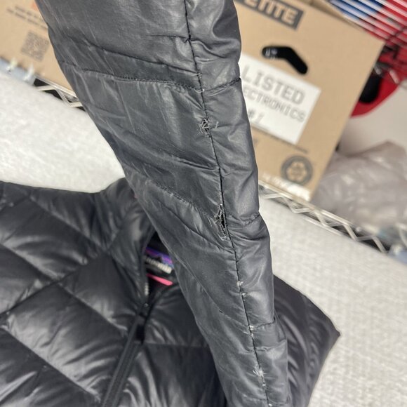 Patagonia Downtown Loft Parka Down Women XL Mid Length Jacket 51884 Black (Read) - Picture 14 of 16